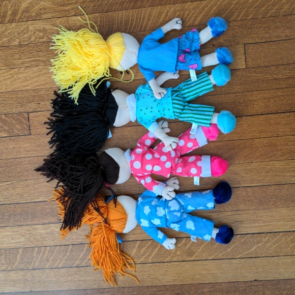 Sleep Over Dolls Set of Four - Picture 2 of 2